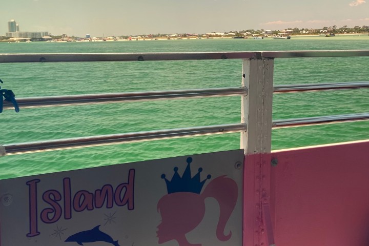 a close up of a sign