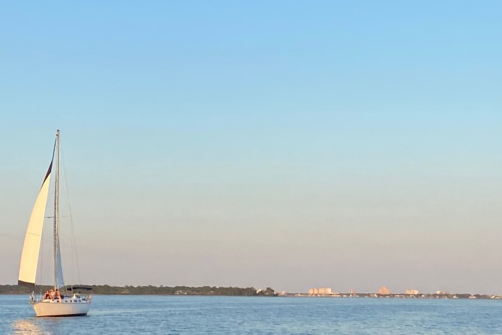 a boat on a body of water